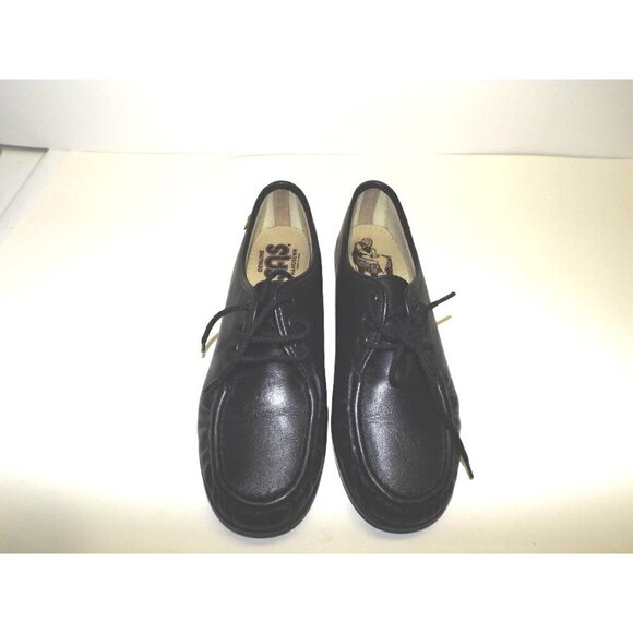 SAS black 10.5M Tripad Comfort Oxford Lace up flats wedge - Picture 4 of 7